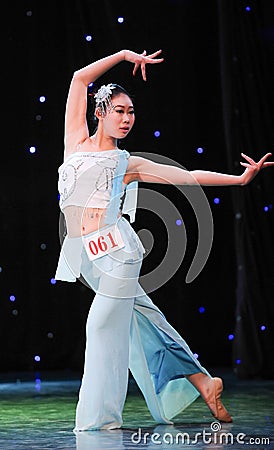 Chinese folk dance-han dance Editorial Stock Photo